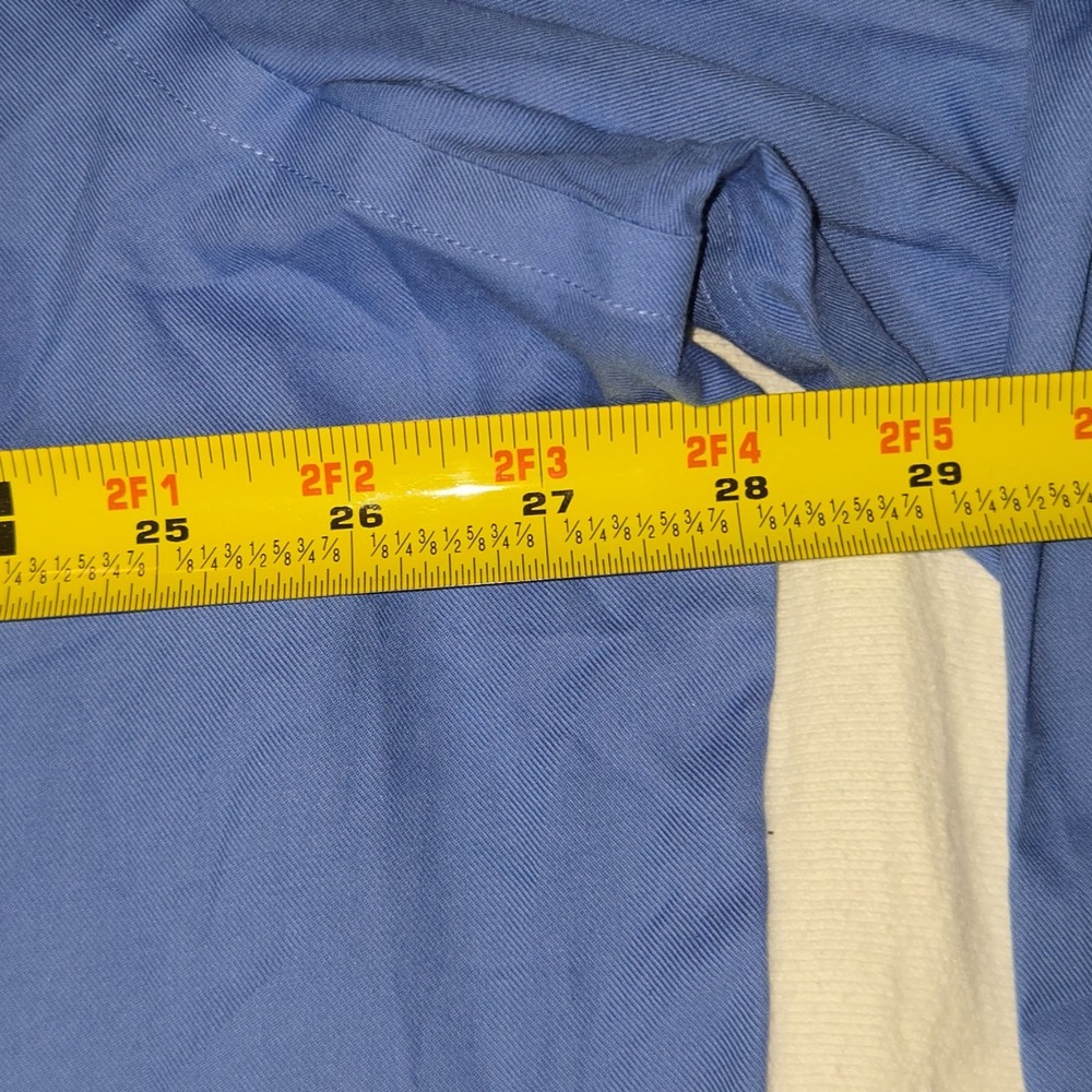 Merona "The Ultimate Shirt" Men's XXL Blue Long Sleeve Button Down 18-18 1/2 - Picture 14 of 16